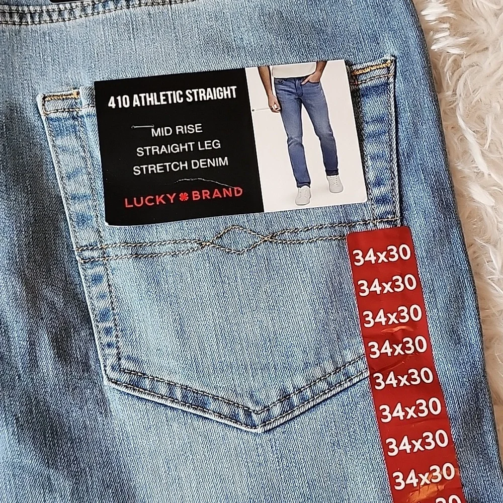 Lucky Brand Men's Straight Jeans - Light Blue